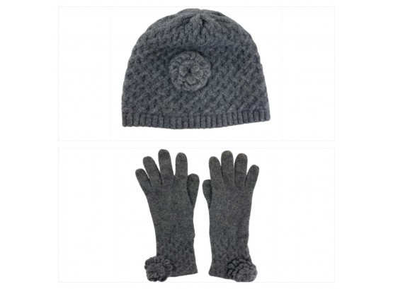 Cashmere Ladies Glove And Hat Set