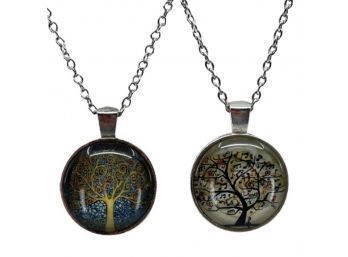 'Tree Of Life' Necklace Pair