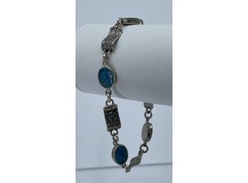 .925 Sterling & Turquoise Bracelet