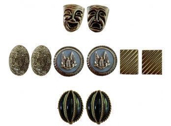 Vintage Cuff-Link Collection, 5 Pair