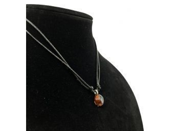 Amber Cord Necklace