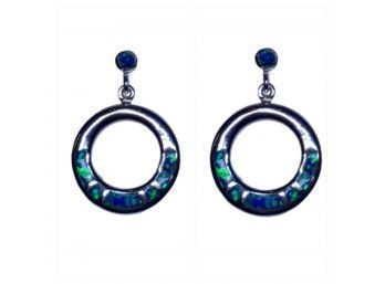 .925 Sterling & Turquoise  Earrings