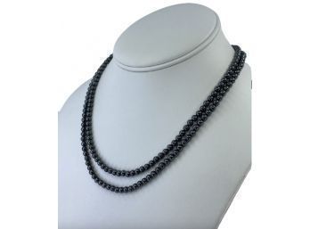 Hematite Small Bead Necklace (Protection Necklace)