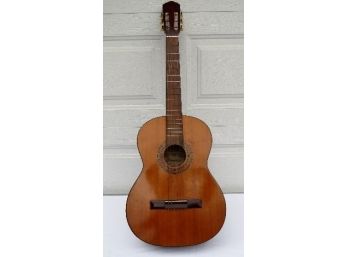 Acoustical Wooden Guitar Camelot Model 6 String Model - Japan Retro Era