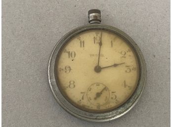 Vintage Ingraham Bristol Pocket Watch / Pendant  With Arabic Numerals