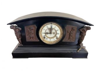 Beautiful Ansonia Mantel Clock With Key