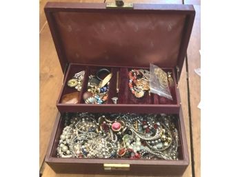 Jewelry Box With Contents, FULL!