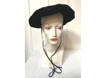 Vintage ASOLPHO II Hat With Original Tags, New York-Paris