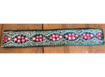 Incredible Mirrored Sash/Belt, Made In India, Delightful Colors!