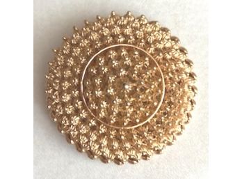 SIGNEDD 'CORO' Multi Facted Gold Tone Pin