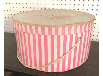 Vintage 'The Parisian' Brookline Mass Hat Box