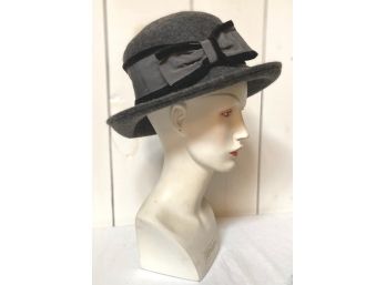 Killer Vintage Lana Lane 100  Wool Hat, Made In Italy