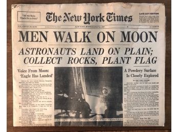 Full Issue Of New York Times Moon Landing