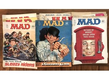 Lot Of A Dozen-Plus 1970s Mad Magazines
