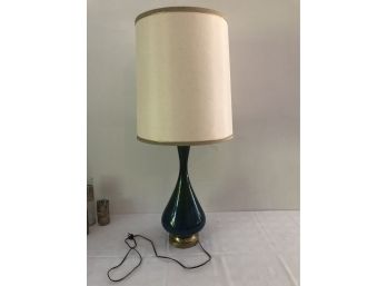 40' Tall Blue/Green Table Lamp