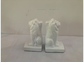 Lion Bookends (Made In Italy)