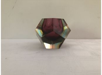 Crystal Paperweight Vase