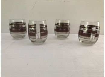 Set Of 4 George Briard Rocks Glasses