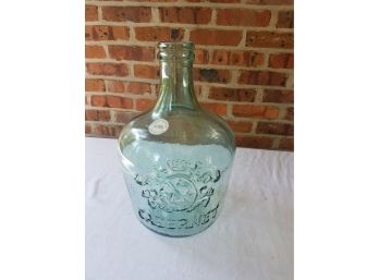 Made In Spain - Car Boy Glass Jug With Cabernet Shaped Into Glass