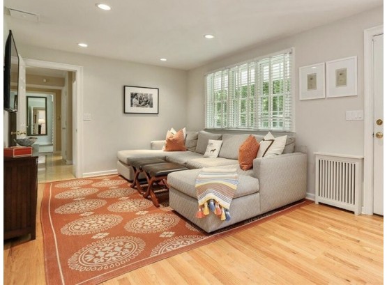 Ballard Design Indoor/Outdoor Carpet Terracotta And Beige  A