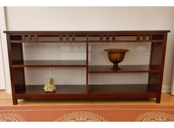 Mahogany Wooden Console Shelf  A