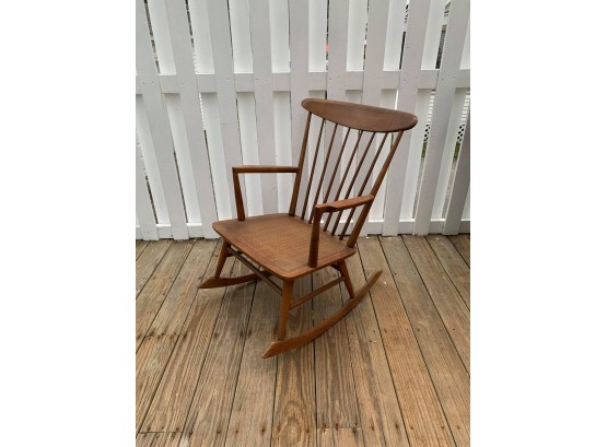 Vintage Wooden Rocking Chair 34'' X 30''