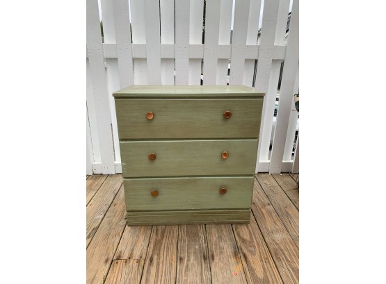 Wooden Stained Small Dresser 28'' X 26 1/2''