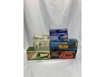 Lot Of Mixed Items Cordless Grass Shears , Sewing Machine & More
