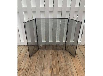 Metal 3 Panel Fire Place Screen 51'' 1/2 X 30''