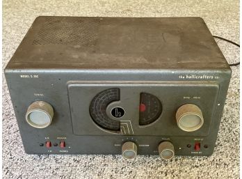 Antique Hallicrafters Model S-38C Electric Radio Receiver