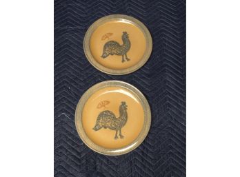 Two Beautiful Pfaltzgraff Ceramic Chop Plates