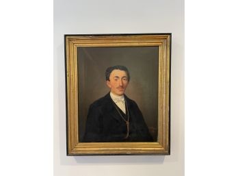Portrait Of A Male, Signed