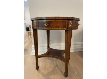 Beautiful Maitland Smith Inlaid End Table