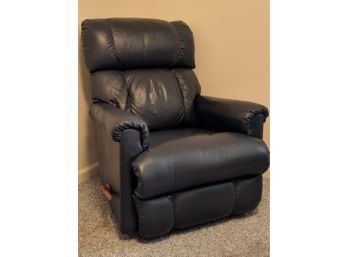 Reclining La-Z-Boy Chair Of Blue Pleather, Extremely Comfy
