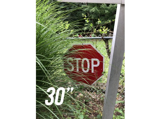 Cool Big Old STOP Street Sign 30'
