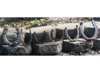 Barn Find ~ 6 Old Antique Horse Shoes