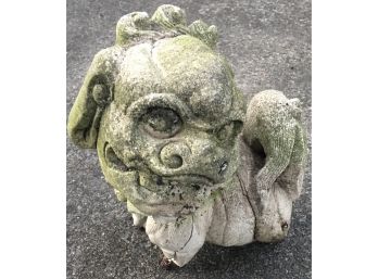 Barn Find ~ Cast Cement Chinese Foo Dog