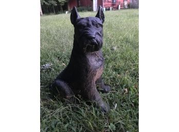 Barn Find ~ Scotty Dog Lawn Statue