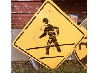Pedestrian Walking Sign