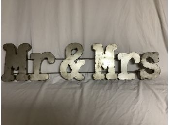 32 Inch Mr & Mrs Sign Perfect For Engagement Party Or Wedding Shower