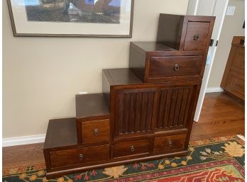 Japanese Step Style Tansu Chest (contents Not Included)