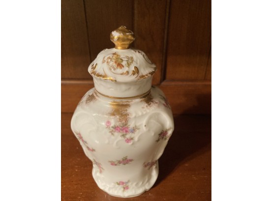 Antique French Limoges Vanity Bottle/Jar (1891-1900)