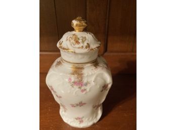 Antique French Limoges Vanity Bottle/Jar (1891-1900)