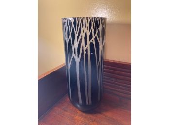 Vintage Black Vase