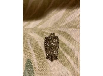 Vintage Marcasite Style Small Dress Clip