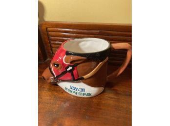 Vintage Belmont Park Seabiscuit Coffee Mug