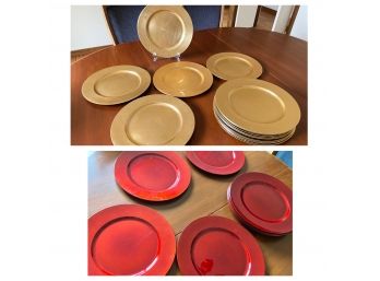 Holiday Charger Plates - 25 Piece Set