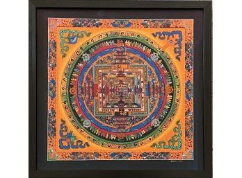 Bishnu Lama Tibetan Buddhist Kalachakra Wheel Of Time Artwork
