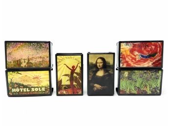Group Of Art Mint Boxes- Chagall, Da Vinci, Broders