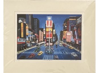 Steven Klein Limited Edition 'Times Square' Art Print, Signed